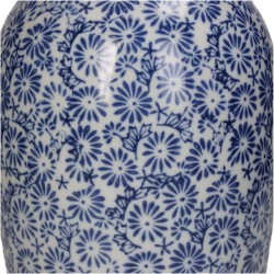 JK Home Décor - Βάζο Chinoiserie Πορσελάνη 21x21x28cm 4356