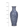 JK Home Décor - Βάζο Chinoiserie Πορσελάνη 21x21x28cm 4356