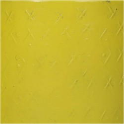 JK Home Décor - Κασπώ Κίτρινο Αλουμίνιο 8x8x8cm S/2 1650