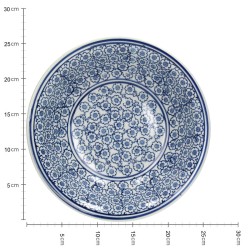 JK Home Décor - Μπωλ Chinoiserie Πορσελάνη 26x26x7cm 4358