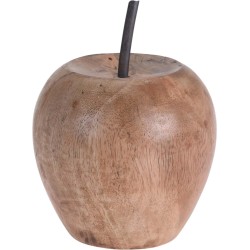 JK Home Décor - Μήλο από ξύλο Mango 12x22cm 548963