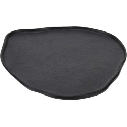 JK Home Décor - Δίσκος Αλουμινίου Μαύρο 22x20cm 632300