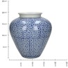 JK Home Décor - Βάζο Chinoiserie Πορσελάνη 18x18x20cm 4359