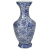JK Home Décor - Βάζο Chinoiserie Μπλε 15x15x30cm 2066 