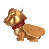 JK Home Décor - Στολίδι Hot-Dog Γυάλινο 14cm 6556