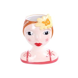 JK Home Décor - Κασπώ Girl's Head 17x11,5x21cm 268050