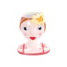 JK Home Décor - Κασπώ Girl's Head 17x11,5x21cm 268050