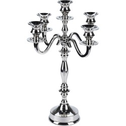 JK Home Décor - Κηροπήγιο Αλουμινίου 4-θέσεων 27x39.5cm 322600