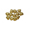 Καρδιά φελιζόλ χρυσό γκλίτερ 2εκ ΣΕΤ/50 τεμ. HHC-88321