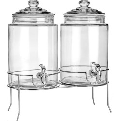 JK Home Décor - Γυάλες Με Βρυσάκι Σε Βάση 6L 55056