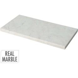 JK Home Décor - Βάση Marble Λευκή 30x10x1.5cm 611572