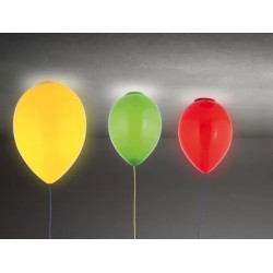 Φωτιστικό οροφής "Μπαλόνι" γυάλινο κίτρινο Ε14 OZCAN 3217-3