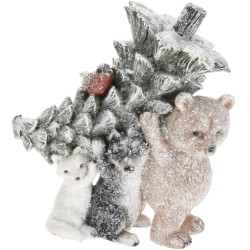 Ζωακια Πολυρεζίν Με Δεντράκι 15x8x17cm JK Home Décoration 640773-2
