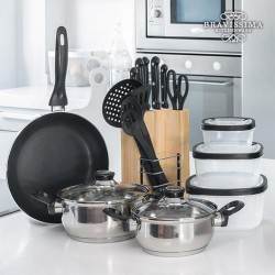 Σετ 18 σκευών και μαγειρικών εργαλείων Excellent Houseware 006674