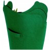 Παιδικό υφασμάτινο καλάθι αποθήκευσης πράσινο "ΚΡΟΚΟΔΕΙΛΟΣ" 40x30x65cm JK Home Decoration 203142b