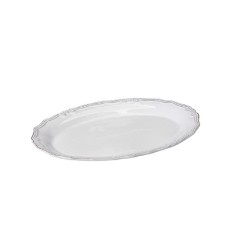 Πιατελάκι σερβιρίσματος λευκό οβάλ 21x14cm stoneware Tiffany Espiel RSW106K6 (1τμχ)