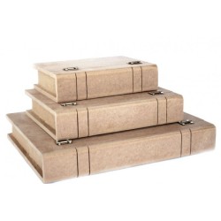 Κουτί βιβλίο MDF για decoupage 32x26x5εκ KOUT101
