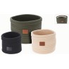 JK Home Décor - Καλάθια Από Βαμβάκι 25x20-23x19-18x15cm S/3 547017