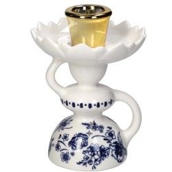 JK Home Décor - Κηροπήγιο Φλυτζάνι Πορσελάνης 9x9x12cm 3203