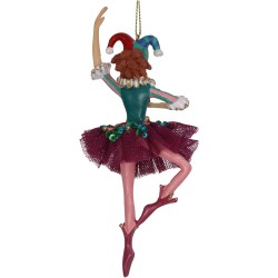 JK Home Décor - Στολίδι Jester Fairy Tale Πολυρεζίν 15.2cm 6728