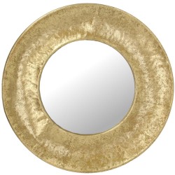 JK Home Décor - Καθρέπτης Μεταλλικός Χρυσός 48.5x4x48.5cm 5761