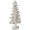 JK Home Décor - Δέντρο Χριστουγέννων Πολυρεζίν Λευκό 19cm 803731 