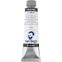 Χρώμα λαδιού λευκό ψευδαργύρου ( ZINC WHITE ) Van Gogh 20 ml - ROYAL TALENS 104