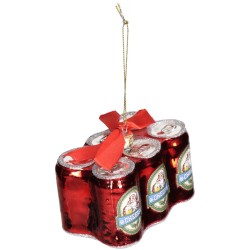 JK Home Décor - Στολίδι Beer Γυάλινο Κόκκινο 8.9cm 7319