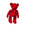 Αρκουδάκι βελούδο κόκκινο Teddy Bear 40cm JK Home Décor 8435072
