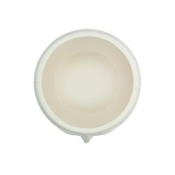 JK Home Décor - Κασπώ Shapes Πήλινο Λευκό 16.5x15.5x10cm 1546