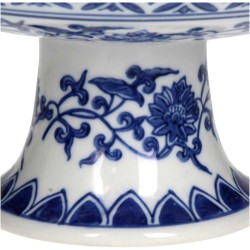 JK Home Décor - Τουρτιέρα Chinoiserie Μπλε 20.5x11cm 4202