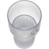 JK Home Décor - Βάζο Stripped από Γυαλί 14.5x29cm 4260