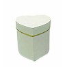 JK Home Décor - Κουτί Χάρτινο Καρδιά Λευκο 10x9.5x10cm 57600