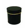 JK Home Décor - Κουτί Χάρτινο Στρογγυλό Μαύρο 10x10cm 57602