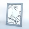 KORRESCRAFT-ΚΟΡΝΙΖΑ ΞΥΛΙΝΗ 20X30 PLAIN SLIM-NEUTRAL GREY 251-105-06