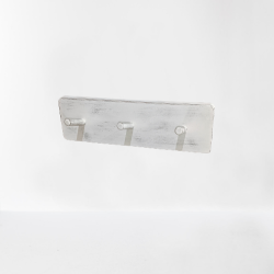 KORRESCRAFT-ΞΥΛΙΝΗ ΚΡΕΜΑΣΤΡΑ ΤΟΙΧΟΥ ΤΡΙΠΛΗ 30Χ9.5ΕΚ "SIMPLE"-MARE WHITE 261-170-101