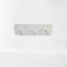 KORRESCRAFT-ΞΥΛΙΝΗ ΚΡΕΜΑΣΤΡΑ ΤΟΙΧΟΥ ΤΡΙΠΛΗ 30Χ9.5ΕΚ "SIMPLE"-MARE WHITE 261-170-101