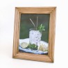 KORRESCRAFT-ΚΟΡΝΙΖΑ ΞΥΛΙΝΗ 20X25 CHIC-ALMOND WOOD 252-104-03