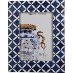 JK Home Décor - Κορνίζα Chinoiserie από Mango Μπλε 13x18cm