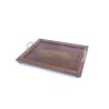 KORRESCRAFT-ΞΥΛΙΝΟΣ ΔΙΣΚΟΣ ΣΕΡΒ. 34X43 ANTIQUE-WALNUT BROWN 236-611-04