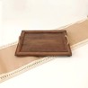 KORRESCRAFT-ΞΥΛΙΝΟΣ ΔΙΣΚΟΣ ΣΕΡΒ. 34X43 ANTIQUE-WALNUT BROWN 236-611-04