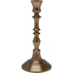 JK Home Decor - CANDLE HOLDER 31CM GOLD 105057